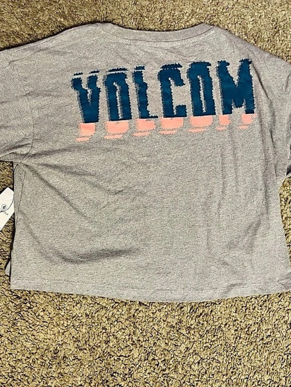 Volcom Womens Gray Graphic Tee Size Small NWT